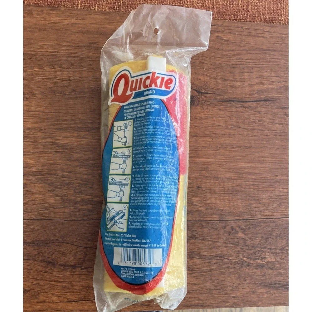 VTG Quickie Automatic Roller‎ Mop Refill Type R Sealed Pkg #0572  Discontinued